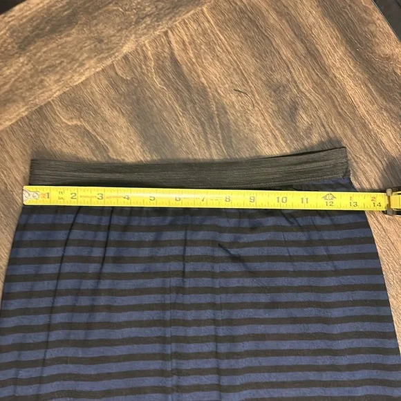 bobeau Black & Blue Partially Lined Maxi Skirt (NWOT) - Picture 6 of 10